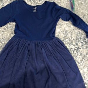 Navy Blue Long sleeve Carters Dress